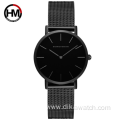 Hannah Martin CH36-W high Quality Women Watch Stainless Steel Mesh Japan Quartz Movement Waterproof Ladies Watch